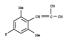 (9ci)-[(4-氟-2,6-二甲基苯基)亚甲基]-丙二腈结构式_771564-67-1结构式
