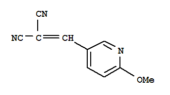 (9ci)-[(6-甲氧基-3-吡啶)亚甲基]-丙二腈结构式_771566-70-2结构式