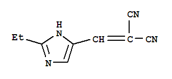 (9ci)-[(2-乙基-1H-咪唑-4-基)亚甲基]-丙二腈结构式_771568-86-6结构式