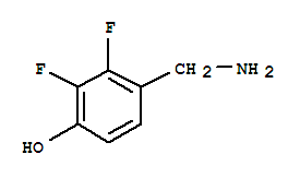 (9CI)-4-(氨基甲基)-2,3-二氟-苯酚结构式_771571-86-9结构式