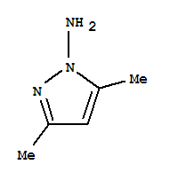 (9ci)-3,5-二甲基-1H-吡唑-1-胺结构式_77202-06-3结构式