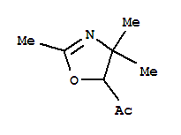 (9ci)-1-(4,5-二氢-2,4,4-三甲基-5-噁唑)-乙酮结构式_77219-10-4结构式