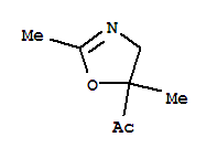Ethanone, 1-(4,5-dihydro-2,5-dimethyl-5-oxazolyl)-(9ci) Structure