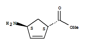 反式-(9ci)-4-氨基-2-环戊烯-1-羧酸甲酯结构式_773006-65-8结构式