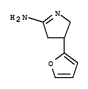 (9ci)-3-(2-呋喃)-3,4-二氢-2H-吡咯-5-胺结构式_773010-76-7结构式