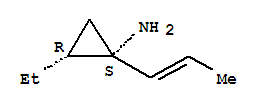 (1r,2s)-rel-(9ci)-2-乙基-1-(1-丙烯基)-环丙胺结构式_773050-38-7结构式