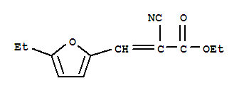 (9ci)-2-氰基-3-(5-乙基-2-呋喃)-2-丙酸乙酯结构式_773090-90-7结构式