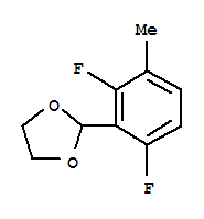 (9ci)-2-(2,6-二氟-3-甲基苯基)-1,3-二氧戊环结构式_773093-06-4结构式