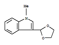 (9ci)-3-(1,3-二氧杂烷-2-基)-1-甲基-1H-吲哚结构式_773093-52-0结构式