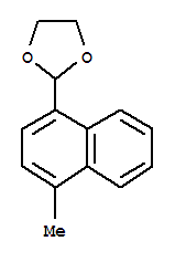 (9ci)-2-(4-甲基-1-萘)-1,3-二氧戊环结构式_773094-49-8结构式