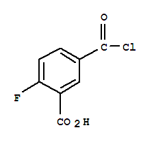 (9ci)-5-(氯羰基)-2-氟-苯甲酸结构式_773100-75-7结构式
