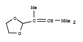 (9ci)-2-(1,3-二氧杂烷-2-基)-N,N-二甲基-1-丙烯-1-胺结构式_773102-46-8结构式