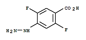(9ci)-2,5-二氟-4-肼基-苯甲酸结构式_773109-10-7结构式