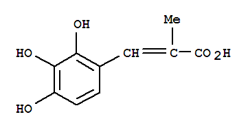 (9ci)-2-甲基-3-(2,3,4-三羟基苯基)-2-丙酸结构式_773120-31-3结构式