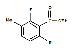 (9ci)-2,6-二氟-3-甲基-苯甲酸乙酯结构式_773135-48-1结构式
