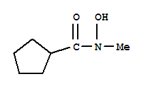 (9ci)-n-羟基-n-甲基-环戊烷羧酰胺结构式_77318-00-4结构式