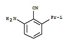 (9ci)-2-氨基-6-(1-甲基乙基)-苯甲腈结构式_77326-41-1结构式