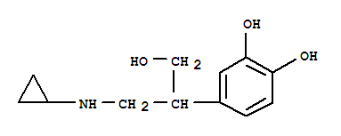 (9ci)-4-[2-(环丙基氨基)-1-(羟基甲基)乙基]-1,2-苯二醇结构式_773787-25-0结构式