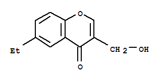 (9ci)-6-乙基-3-(羟基甲基)-4H-1-苯并吡喃-4-酮结构式_773868-98-7结构式 (9ci)-6-乙基-3-(羟基甲基)-4H-1-苯并吡喃-4-酮结构式_773868-98-7结构式