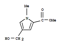 (9ci)-4-(羟基甲基)-1-甲基-1H-吡咯-2-羧酸甲酯结构式_773871-57-1结构式