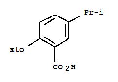 (9ci)-2-乙氧基-5-(1-甲基乙基)-苯甲酸结构式_773873-61-3结构式