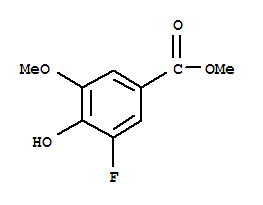 (9ci)-3-氟-4-羟基-5-甲氧基-苯甲酸甲酯结构式_773874-64-9结构式