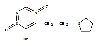 (9ci)-6-甲基-5-[2-(1-吡咯烷)乙基]-1,2,4-三嗪结构式_773884-68-7结构式