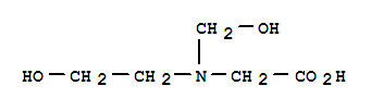 (9ci)-n-(2-羟基乙基)-n-(羟基甲基)-甘氨酸结构式_774160-31-5结构式