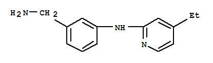 (9ci)-n-[3-(氨基甲基)苯基]-4-乙基-2-吡啶胺结构式_774165-83-2结构式