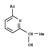 (9ci)-1-[6-(1-羟基乙基)-2-吡啶]-乙酮结构式_774225-86-4结构式