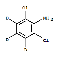 2,6-二氯苯胺-D3结构式_77435-48-4结构式