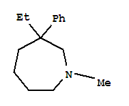 (9ci)-3-乙基六氢-1-甲基-3-苯基-1H-氮杂卓结构式_774499-89-7结构式