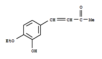 (9ci)-4-(4-乙氧基-3-羟基苯基)-3-丁烯-2-酮结构式_774517-05-4结构式