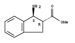 (1s,2r)-1-氨基-2,3-二氢-1H-茚-2-羧酸甲酯结构式_775272-33-8结构式