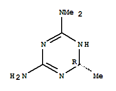 (+)-(9ci)-1,6-二氢-n,n,6-三甲基-1,3,5-三嗪-2,4-二胺结构式_775351-65-0结构式