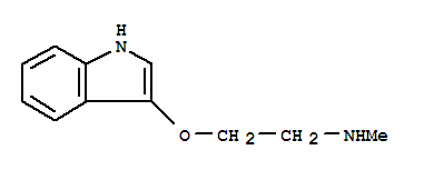 (9ci)-2-(1H-吲哚-3-基氧基)-n-甲基-乙胺结构式_775516-65-9结构式