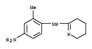 (9ci)-2-甲基-n1-(3,4,5,6-四氢-2-吡啶)-1,4-苯二胺结构式_775536-32-8结构式