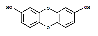 二苯并[b,e][1,4]二噁英-2,8-二醇 (9ci)结构式_775537-59-2结构式