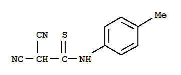 (9ci)-2,2-二氰基-n-(4-甲基苯基)-乙烷硫代酰胺结构式_775540-85-7结构式