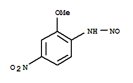 (9ci)-2-甲氧基-4-硝基-n-亚硝基-苯胺结构式_776250-31-8结构式