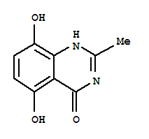 (9ci)-5,8-二羟基-2-甲基-4(1H)-喹唑啉酮结构式_776257-58-0结构式