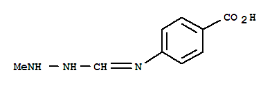(9ci)-4-[[(2-甲基肼基)亚甲基]氨基]-苯甲酸结构式_776273-62-2结构式