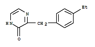 (9ci)-3-[(4-乙基苯基)甲基]-2(1H)-吡嗪酮结构式_776317-65-8结构式