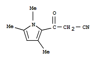 (9ci)-1,3,5-三甲基--bta--氧代-1H-吡咯-2-丙腈结构式_77640-13-2结构式
