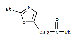 (9ci)-2-(2-乙基-5-噁唑)-1-苯基-乙酮结构式_777060-67-0结构式