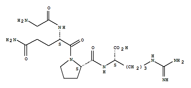 甘氨酰-L-谷氨酰胺酰-L-脯氨酰-L-精氨酸结构式_77727-17-4结构式