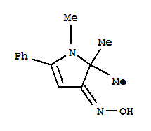 (9ci)-1,2-二氢-1,2,2-三甲基-5-苯基-,肟3H-吡咯-3-酮结构式_777823-20-8结构式