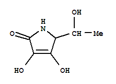 (9ci)-1,5-二氢-3,4-二羟基-5-(1-羟基乙基)-2H-吡咯-2-酮结构式_777835-01-5结构式
