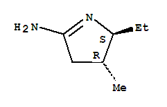 (2r,3s)-rel-(9ci)-2-乙基-3,4-二氢-3-甲基-2H-吡咯-5-胺结构式_777837-84-0结构式