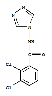 (9ci)-2,3-二氯-n-4H-1,2,4-噻唑-4-基-苯甲酰胺结构式_777874-60-9结构式
